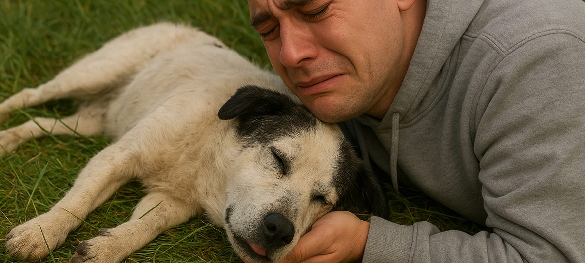 мужчына страціў сабаку
