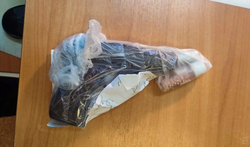 Пневматический пистолет, который изъяли у жителя Кобрина. Фото: Следственный комитет