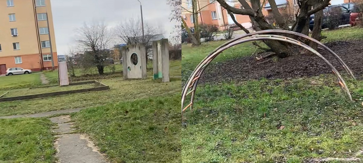 детская площадка без ремонта