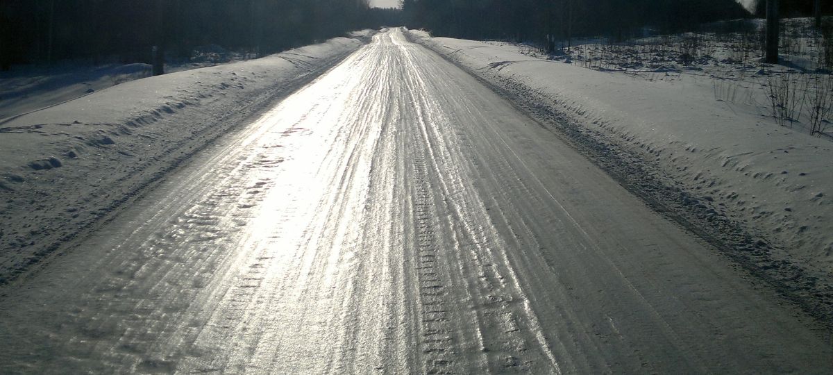 гололед, дорога, гололедица