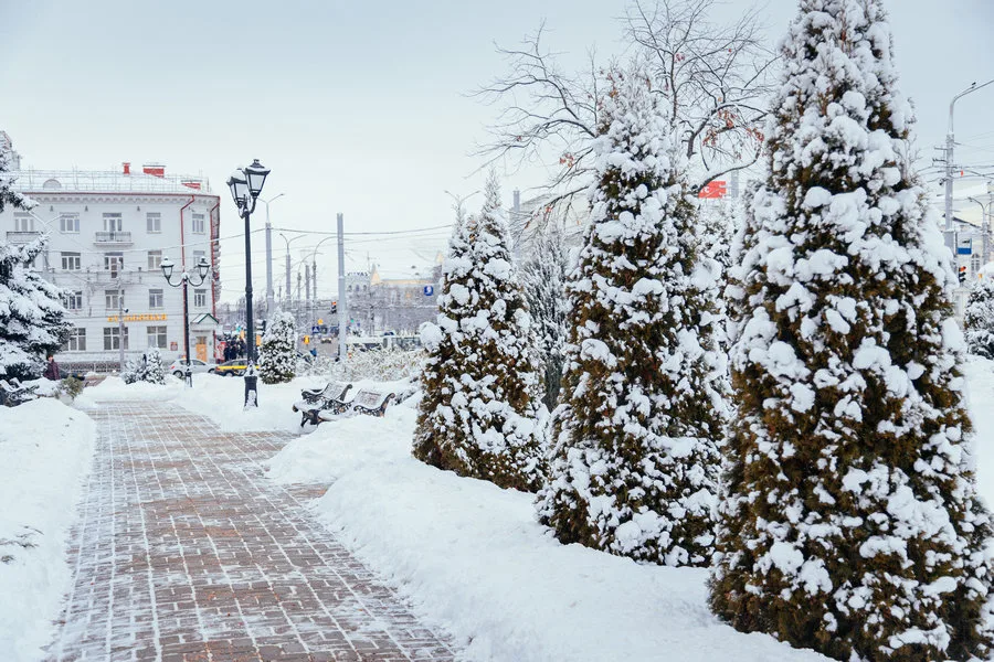 Одна из улиц Витебска.