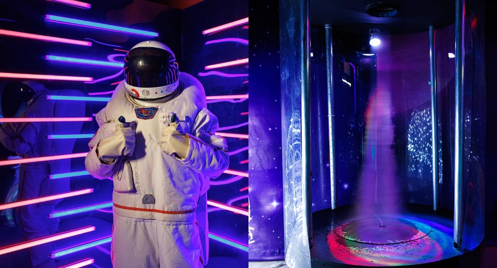 мужчина в костюме косманавта