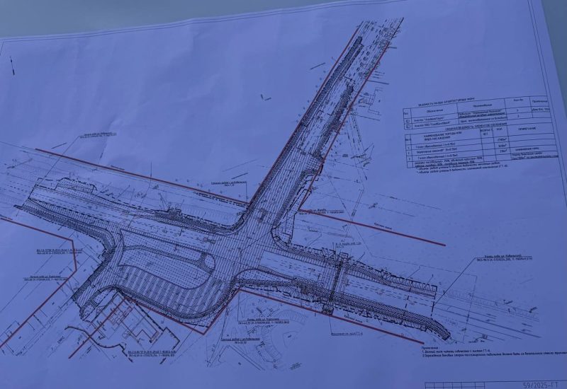 Проект нового перекрестка Ковельского шоссе с Жукова и Кирпичной в Бресте. Фото: Брестский горисполком
