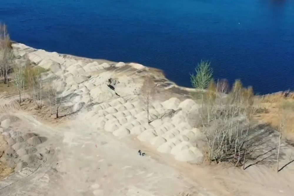 Благоустройство нового пляжа на Варшавке в Бресте