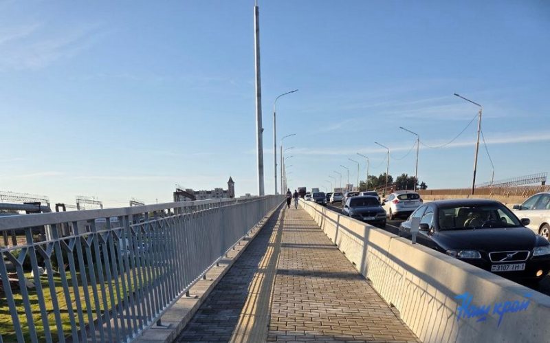 В Барановичах открыли движение по новой части путепровода. Фото: «Наш край»